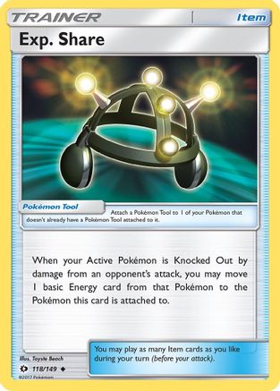 Exp. Share 118/149 - SM Base Set-1