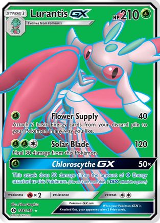 Lurantis GX (Full Art) 138/149 - SM Base Set Holofoil-1