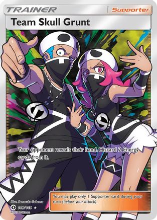 Team Skull Grunt (Full Art) 149/149 - SM Base Set Holofoil-1