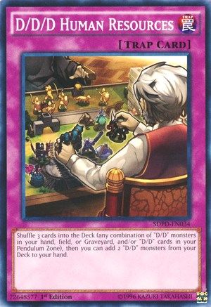 D/D/D Human Resources (SDPD-EN034) - Structure Deck: Pendulum Domination 1st Edition