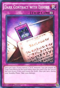 Dark Contract with Errors (SDPD-EN036) - Structure Deck: Pendulum Domination 1st Edition-1