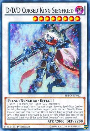 D/D/D Cursed King Siegfried (SDPD-EN042) - Structure Deck: Pendulum Domination 1st Edition-1