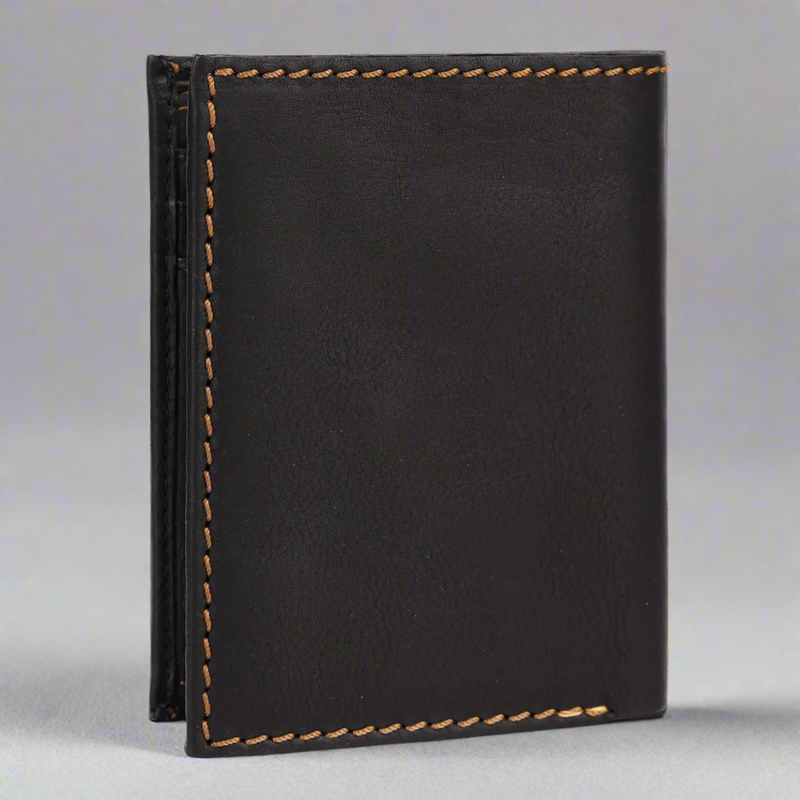 MET Men's Upright Coin Leather Wallet-3