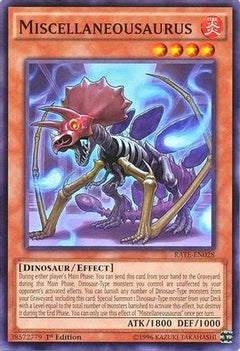Miscellaneousaurus (RATE-EN028) - Raging Tempest 1st Edition-1