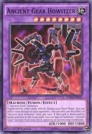 Ancient Gear Howitzer (RATE-EN042) - Raging Tempest 1st Edition-1