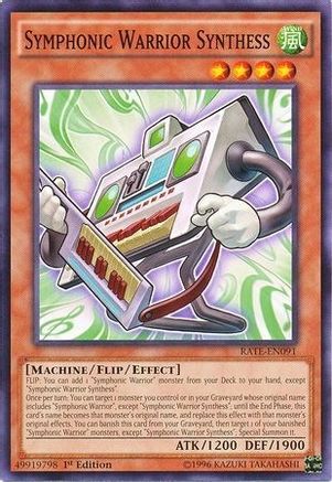 Symphonic Warrior Synthess (RATE-EN091) - Raging Tempest 1st Edition-1