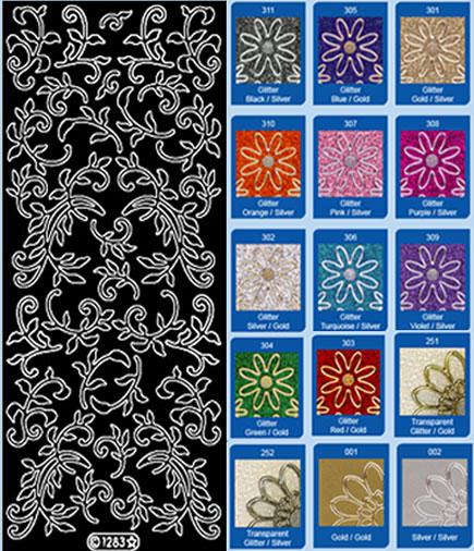 Deco Stickers - Leaf Flourish-1
