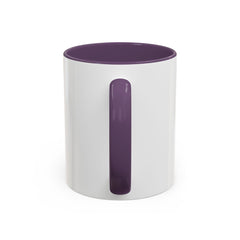 If I'm Quiet Smiling Back Away Slowly Mug | Accent Coffee Mug, Black Handle-36