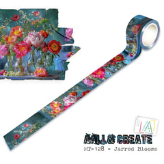 AALL and Create - Rouleau de Masking Tape 25mm x 10m - Jarred Blooms (Superpositions !)-1