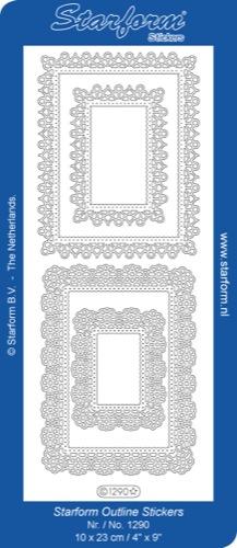 Deco Stickers - Rectangle Frames-1