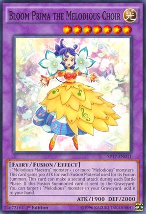 Bloom Prima the Melodious Choir (SP17-EN041) - Star Pack - Battle Royal 1st Edition-1