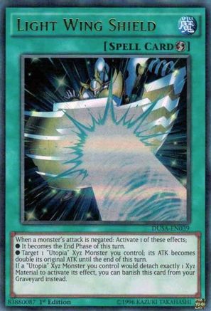 Light Wing Shield (DUSA-EN039) - Duelist Saga 1st Edition-1