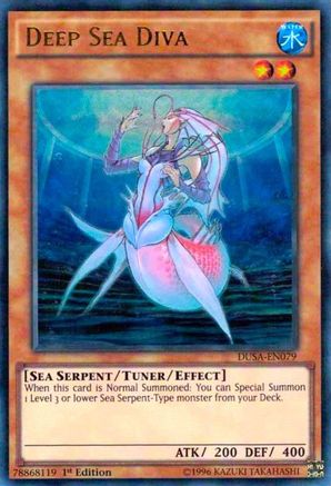 Deep Sea Diva (DUSA-EN079) - Duelist Saga 1st Edition-1
