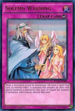Solemn Warning (DUSA-EN085) - Duelist Saga 1st Edition-1