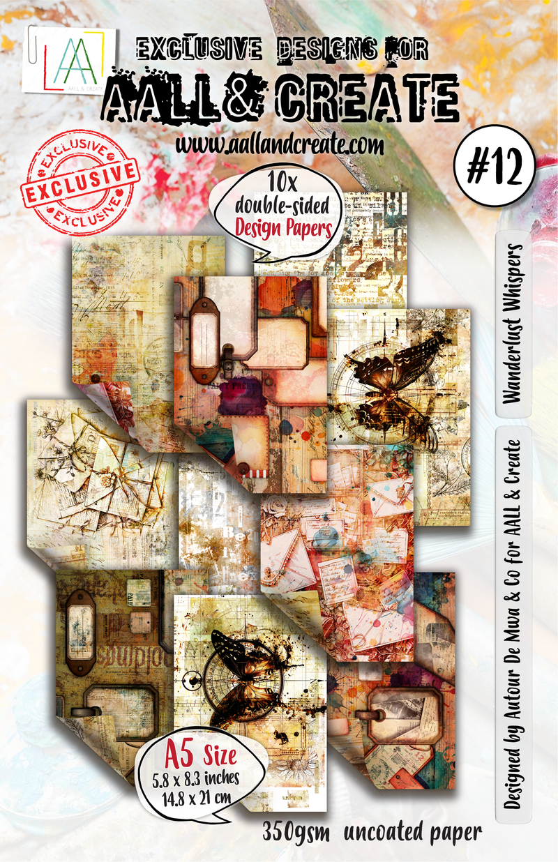 AALL and Create - A5 Design Paper - Wanderlust Whispers-1