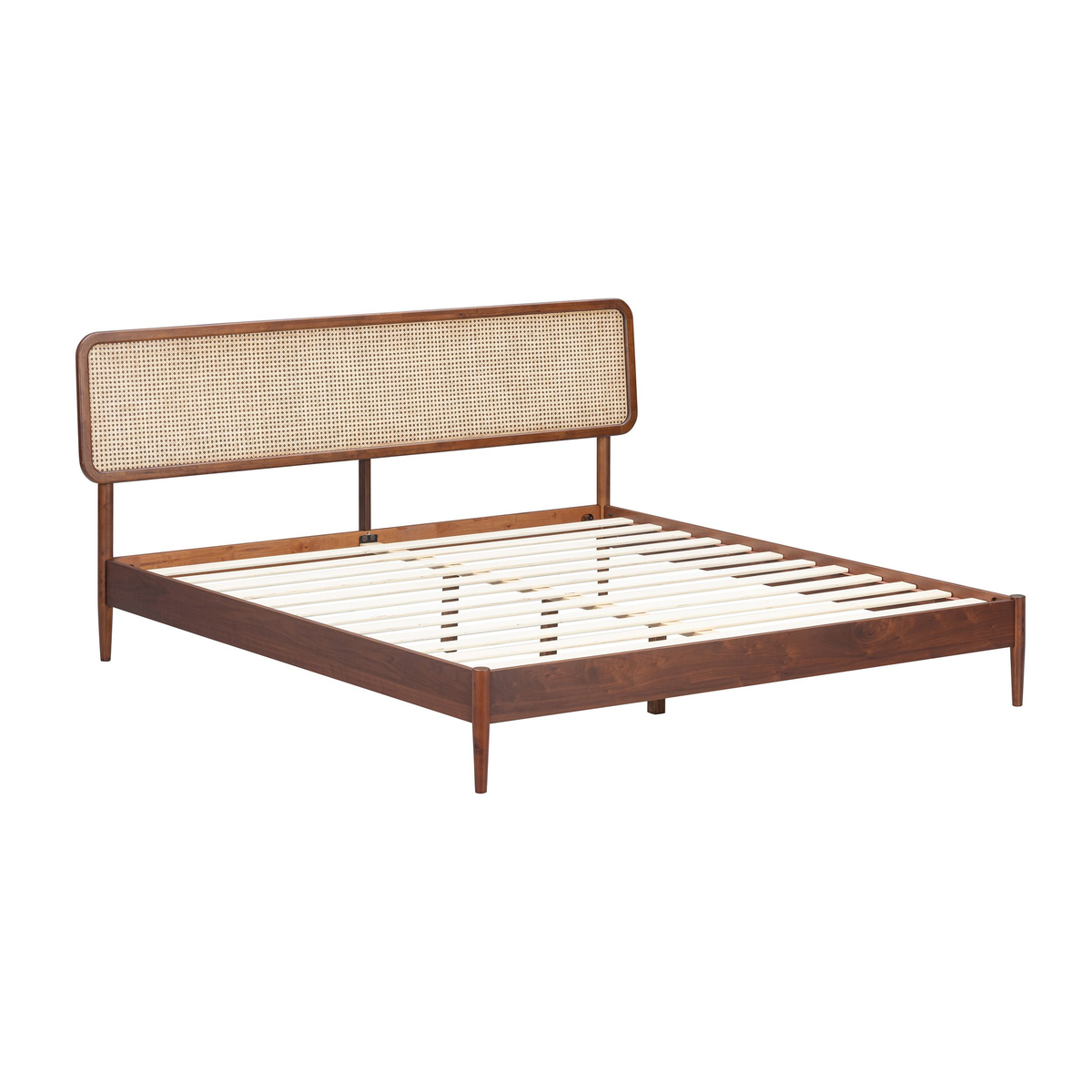 Estructura de cama de ratán natural Lupin-5