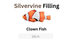 100% Silvervine/Catnip Filled Fish Cuddle Toy-9