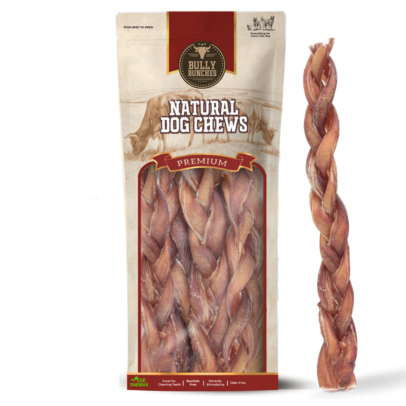 12 Inch Standard Braided Bully Stick-1