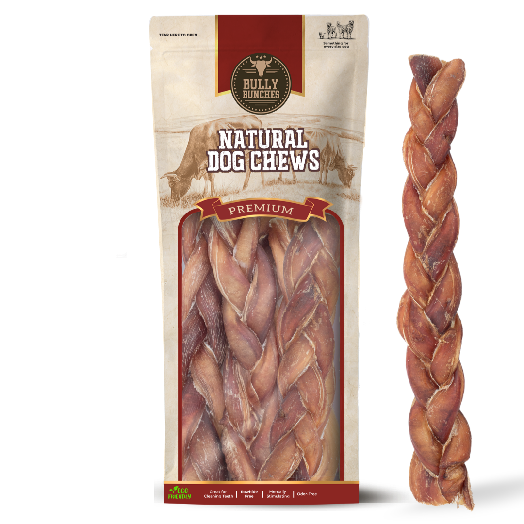 12 Inch Jumbo Braided Bully Stick-1