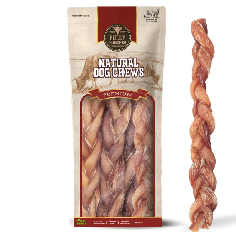 12 Inch Thick Braided Bully Stick-1