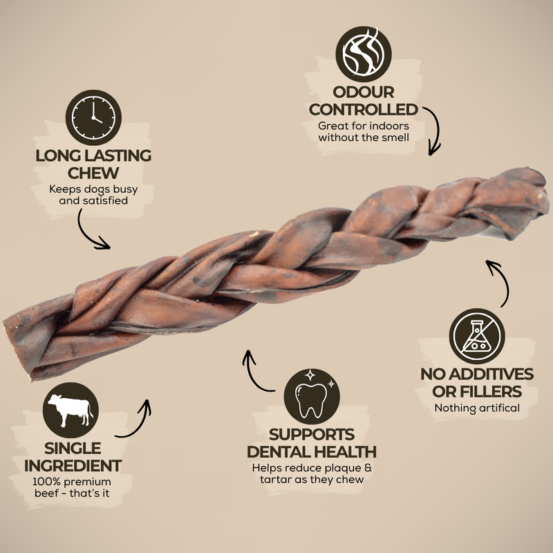 10-12 Inch Braided Collagen Stick-4
