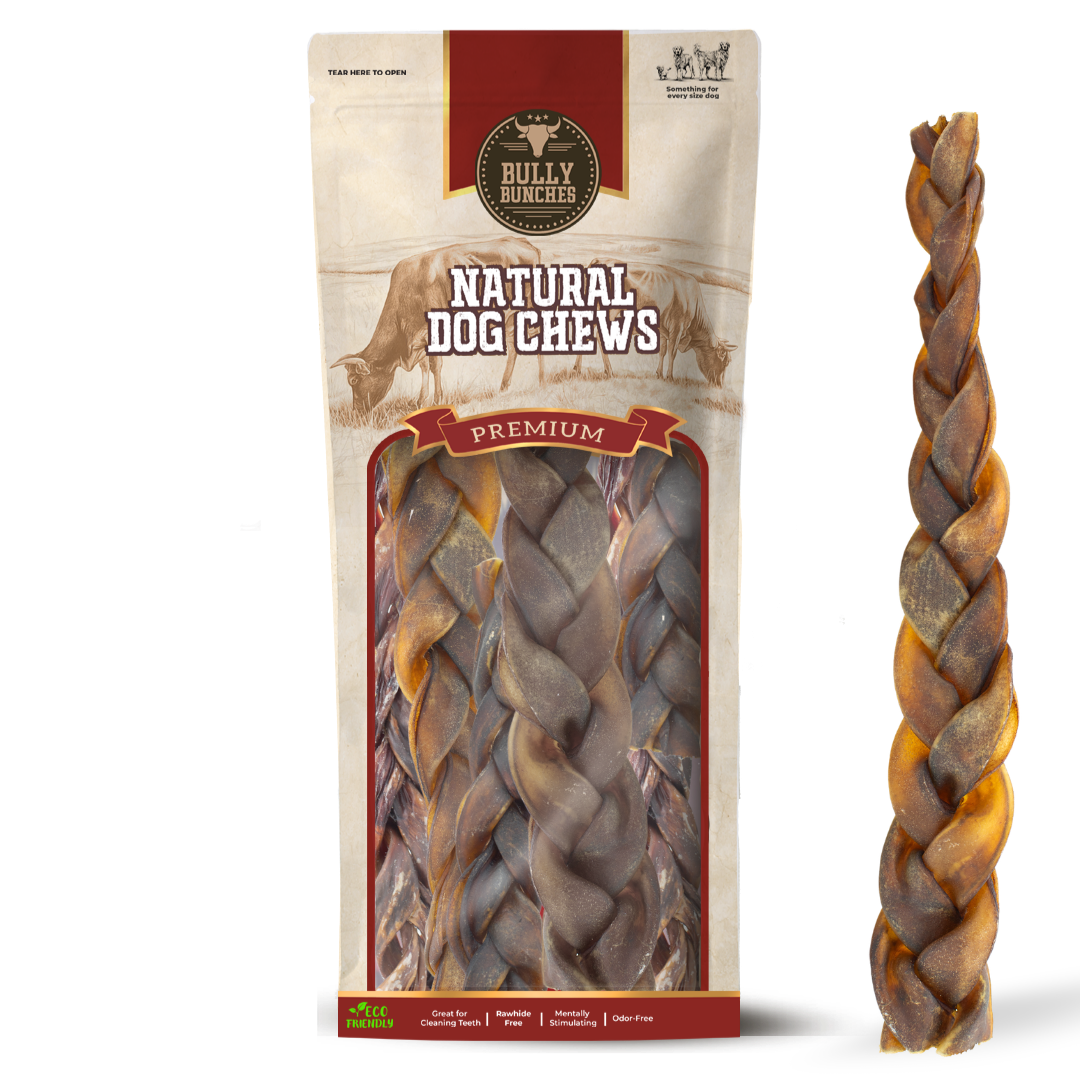 10-12 Inch Braided Collagen Stick-1