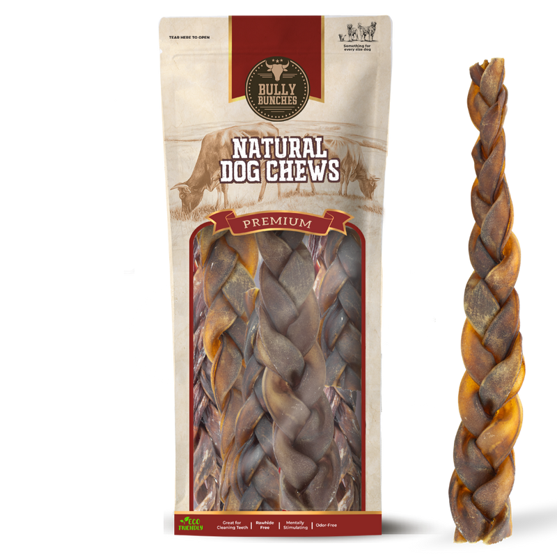 10-12 Inch Braided Collagen Stick-1