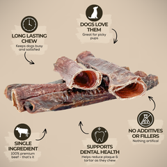 12 Inch Trachea Wrapped in Jerky-3
