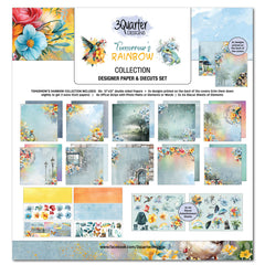 3Quarter Designs Tomorrow's Rainbow Ensemble de papiers à motifs et de découpes 30x30-1