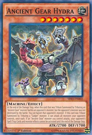 Ancient Gear Hydra (SR03-EN002) - Structure Deck: Machine Reactor 1st Edition-1