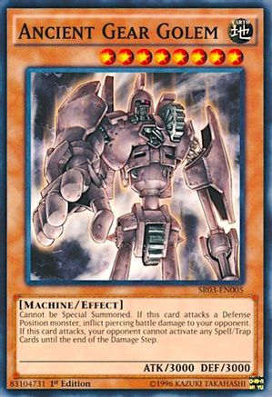 Ancient Gear Golem (SR03-EN005) - Structure Deck: Machine Reactor 1st Edition-1
