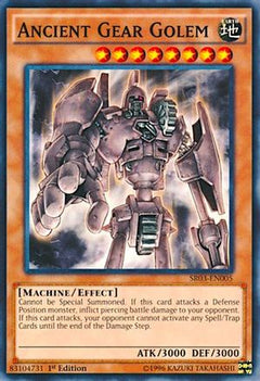 Ancient Gear Golem (SR03-EN005) - Structure Deck: Machine Reactor 1st Edition-1