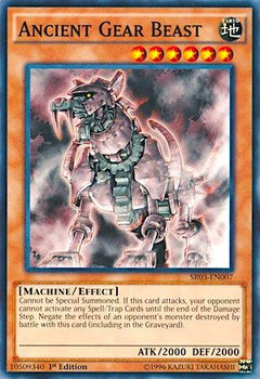 Ancient Gear Beast (SR03-EN007) - Structure Deck: Machine Reactor 1st Edition-1