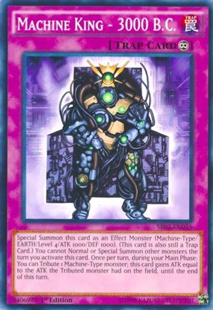 Machine King - 3000 B.C. (SR03-EN035) - Structure Deck: Machine Reactor Unlimited-1