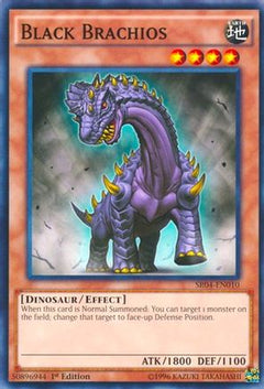 Black Brachios (SR04-EN010) - Structure Deck: Dinosmasher's Fury 1st Edition-1