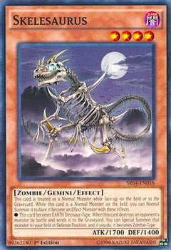 Skelesaurus (SR04-EN018) - Structure Deck: Dinosmasher's Fury 1st Edition-1