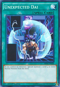 Unexpected Dai (SR04-EN028) - Structure Deck: Dinosmasher's Fury 1st Edition-1