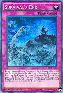 Survival's End (SR04-EN030) - Structure Deck: Dinosmasher's Fury 1st Edition-1