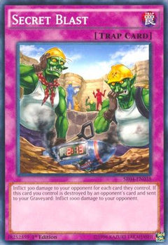 Secret Blast (SR04-EN038) - Structure Deck: Dinosmasher's Fury Unlimited-1