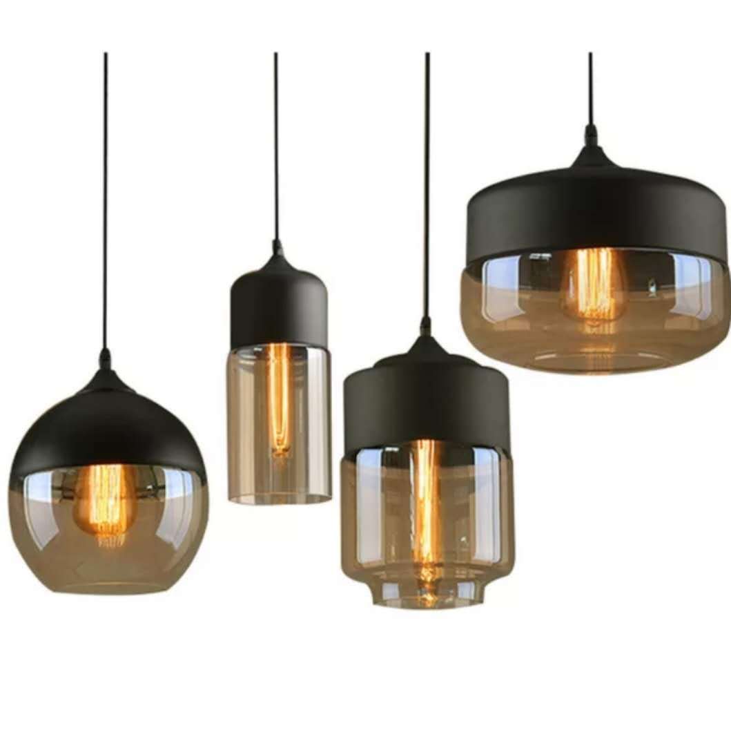 Industrial glass chandelier-2