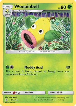 Weepinbell 2/145 - SM  Guardians Rising-1