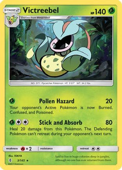Victreebel 3/145 - SM  Guardians Rising Reverse Holofoil-1