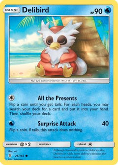 Delibird 26/145 - SM  Guardians Rising-1