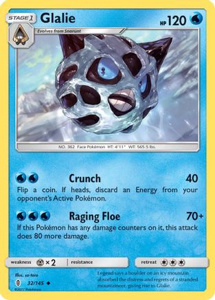 Glalie/145 - SM  Guardians Rising Reverse Holofoil