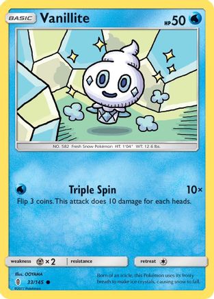Vanillite 33/145 - SM  Guardians Rising-1