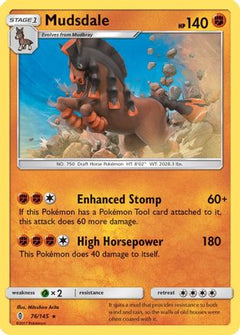 Mudsdale 76/145 - SM  Guardians Rising Holofoil-1