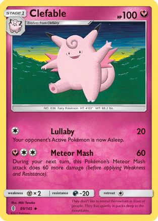 Clefable 89/145 - SM  Guardians Rising-1