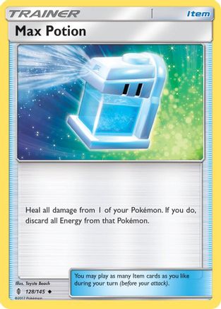 Max Potion 128/145 - SM  Guardians Rising Reverse Holofoil-1