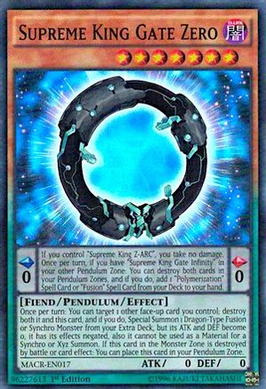 Supreme King Gate Zero (MACR-EN017) - Maximum Crisis 1st Edition-1