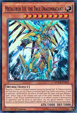 Metaltron XII, the True Dracombatant (MACR-EN025) - Maximum Crisis 1st Edition-1